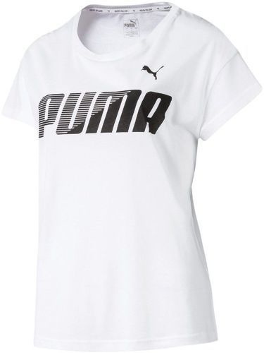 PUMA-T-shirt blanc femme Puma Modern sport-image-1
