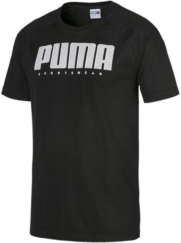 PUMA-T-shirt noir homme Puma Athletics-image-1