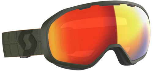 SCOTT -SCOTT FIX - Masque de ski - Kaki Green Enhancer Red Chrome-image-1