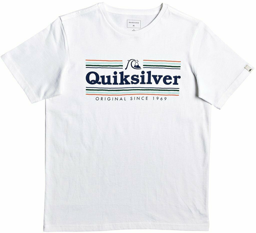 QUIKSILVER-T-Shirt Blanc Garçon Quiksilver GET BUZZY-image-1