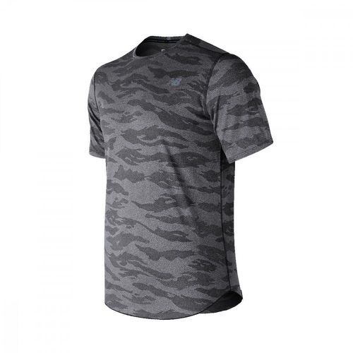 NEW BALANCE-T-Shirt Gris Homme New Balance MT91250-image-1