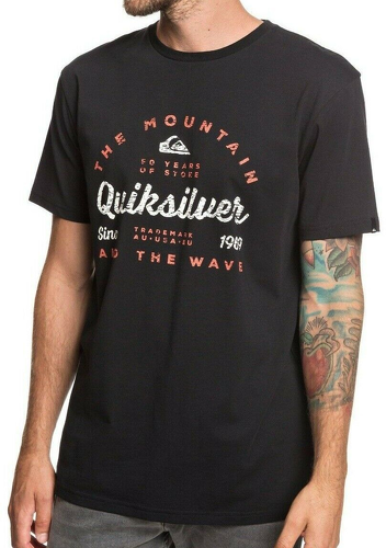 QUIKSILVER-T-Shirt Noir Homme Quiksilver Drop In Drop Out-image-1