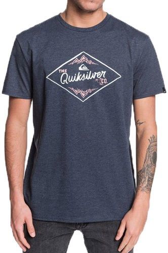 QUIKSILVER-T-Shirt Gris Bleu Homme Quiksilver CALIFOR WOUNDS-image-1