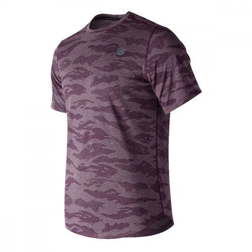 NEW BALANCE-T-Shirt Violet Homme New Balance MT91250-image-1