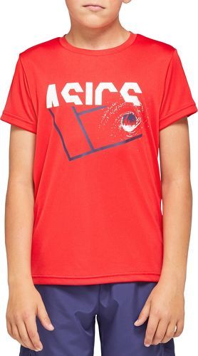 ASICS-T-Shirt Asics Junior Tennis GPX Rouge 2020-image-1