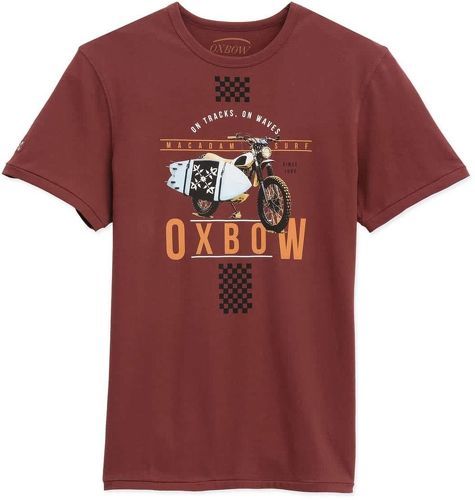 Oxbow-T-Shirt Marron Homme Oxbow TACKA-image-1
