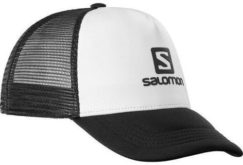 SALOMON-Salomon summer logo cap noire et blanche casquette running-image-1