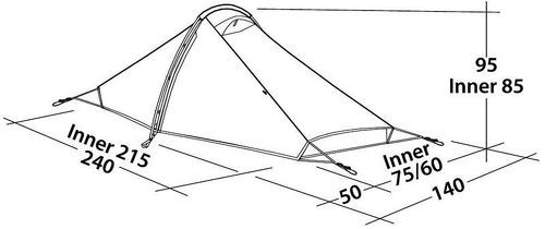 Robens-Robens Starlight 1 - Tente de randonnée/camping-1