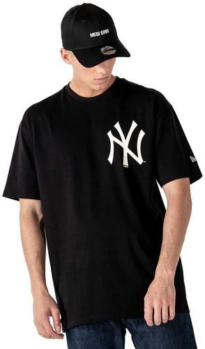 NEW ERA-T-shirt Oversize New York Yankees MLB Big Logo Noir Homme-image-1
