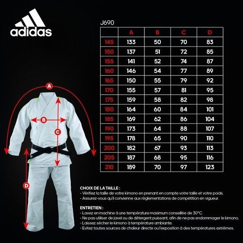 adidas Performance-Kimono complet de judo-3