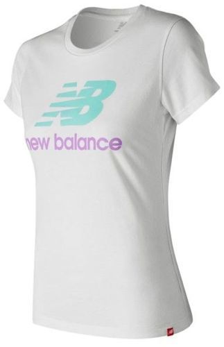 NEW BALANCE-T-shirt blanc femme New Balance Essential-image-1