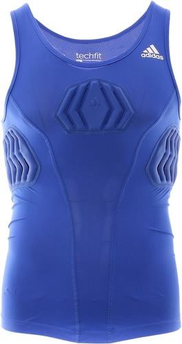 adidas-Débardeur Basketball Bleu Homme Adidas PADDED TANK-image-1