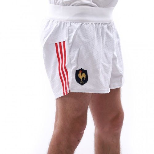 adidas-FFR Short Rugby Blanc Homme Adidas-image-1