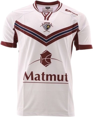 KAPPA-UBB Maillot de rugby blanc homme Kappa-image-1