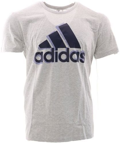 adidas-T-shirt gris homme Adidas QQR Shadow-image-1