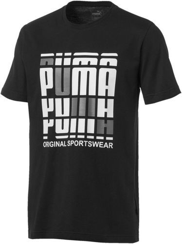 PUMA-T-Shirt Noir Homme Puma-image-1