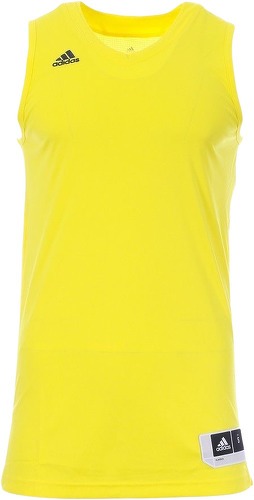 adidas-Maillot basketball jaune homme Adidas Alba-image-1