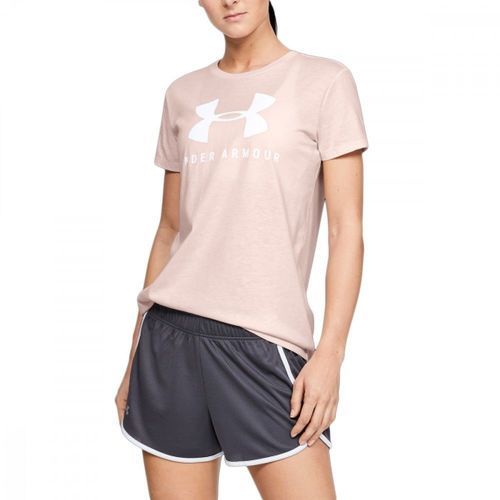 UNDER ARMOUR-Tee Shirt Rose femme GRAPHIC SPORTSTYLE CLASSIC Under Armour-image-1