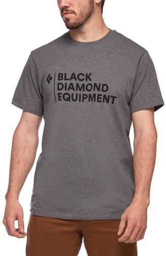 BLACK DIAMOND-Black Diamond T-shirt Manche Courte Stacked Logo-1