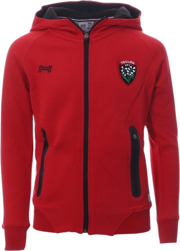 HUNGARIA-Sweat Rugby Club Toulon rouge Enfants HUNGARIA FULL ZIP-image-1