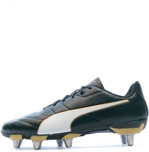 PUMA-Chaussures de rugby noires homme Puma Classico II-image-1