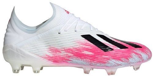 adidas-Chaussures de football blanc/rose homme Adidas X 19.1 FG FTW-image-1