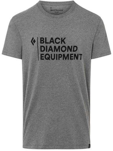 BLACK DIAMOND-Black Diamond T-shirt Manche Courte Stacked Logo-0