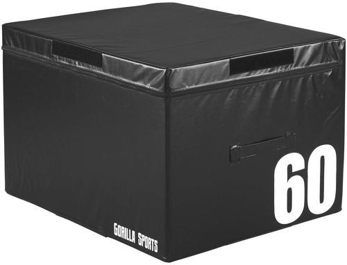 GORILLA SPORTS-Plyoboxs noires en mousse - De 15 à 60 cm de haut-image-1