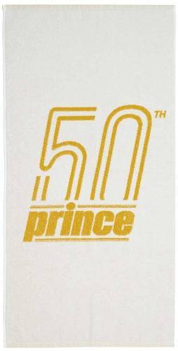 PRINCE-Serviette Prince Heritage Blanc / Or-image-1