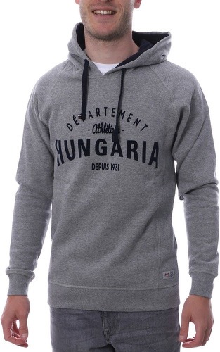 HUNGARIA-Sweat à capuche gris homme Hungaria Sport Style-image-1