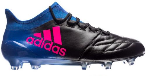 adidas-Chaussures X16.1 Leather FG Noir Football Homme Adidas-image-1