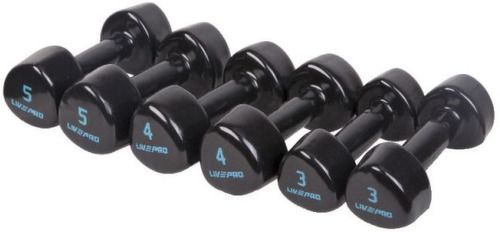LIVEPRO-Studio Dumbbells 2 à 18kg - Haltères-2