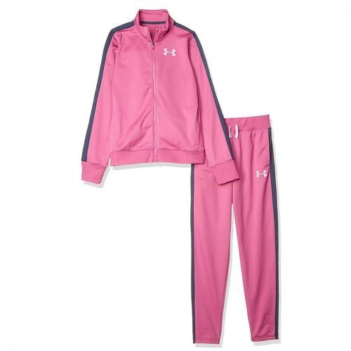 UNDER ARMOUR-Under Armour EM Knit Track Suit Survêtement Fille, Rose, M-1