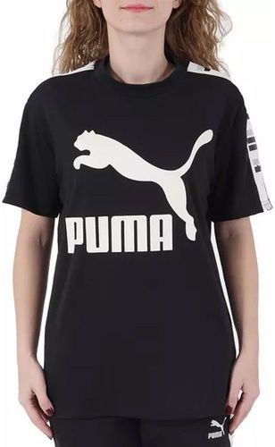 PUMA-T-shirt Noir Ecru Femme PUMA REVOLT-image-1