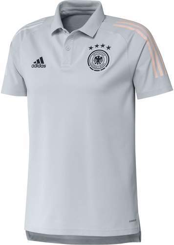adidas Performance-ADIDAS ALLEMAGNE POLO GRIS CLAIR 2020-image-1
