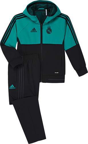 adidas-ADIDAS REAL MADRID PRE SUIT IN TURQUOISE 2018-image-1