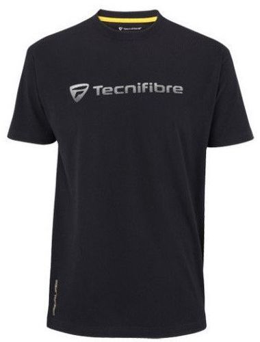 TECNIFIBRE-Coton Tee Noir - T-shirt de tennis-0