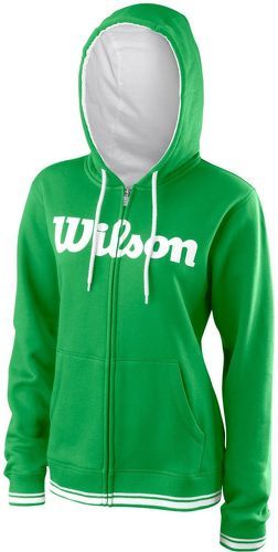 WILSON-Zippée W Team Script Hoody Vert PE 2019-image-1