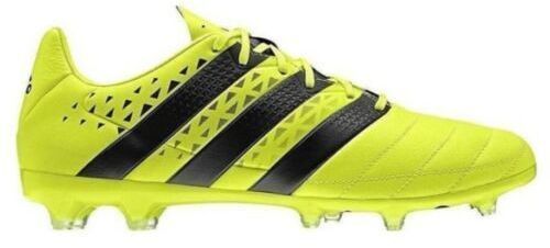 adidas-Chaussures Ace 16.2 FG Leather Jaune Football Homme Adidas-image-1