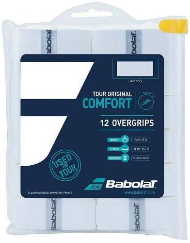 BABOLAT-Surgrips Babolat Tour Original Blanc x 12-0
