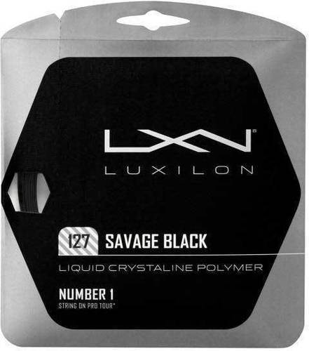 LUXILON-Cordage Luxilon Savage Noir 12m-image-1