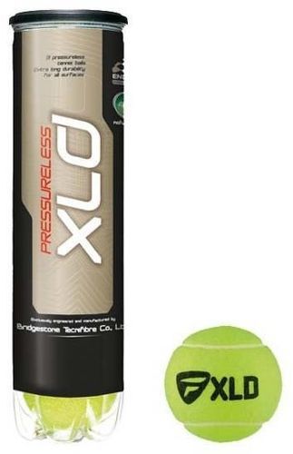 TECNIFIBRE-Tecnifibre Tennisballen XLD Drukloos Met Logo Tennisdistrict 4 Ballen-image-1