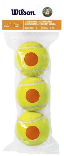 WILSON-Wilson Tennisballen Roland Garros Oranje 3 Ballen-image-1