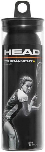 HEAD-3 Balles de Squash Head Tournament Point Jaune-image-1