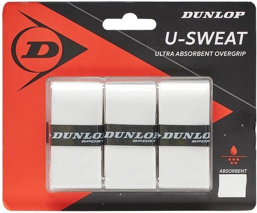 DUNLOP-Surgrips Dunlop U-Sweat Blanc x 3-0
