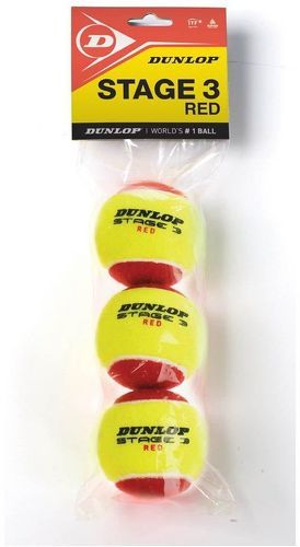 DUNLOP-Lot de 3 balles de tennis Dunlop stage 3-image-1