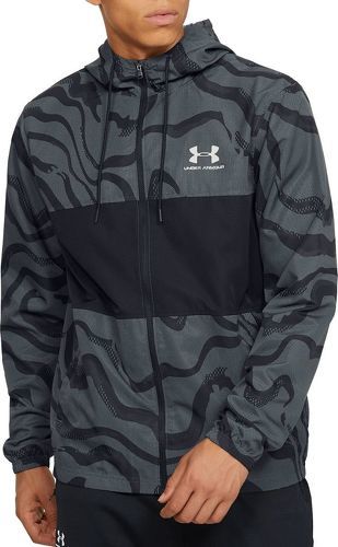 UNDER ARMOUR-SPORTSTYLE WIND PRINTED HOODED JACKET-image-1