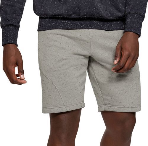 UNDER ARMOUR-SPECKLED FLEECE SHORTS-image-1