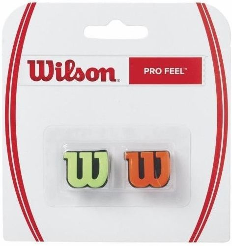 WILSON-Antivibrateurs Wilson Pro Feel Vert / Orange x 2-image-1