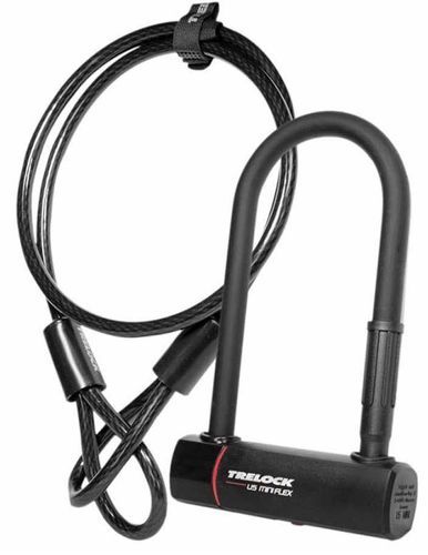 TRELOCK-Trelock U5 Mini Flex U-lock With Zb 401 Support-0